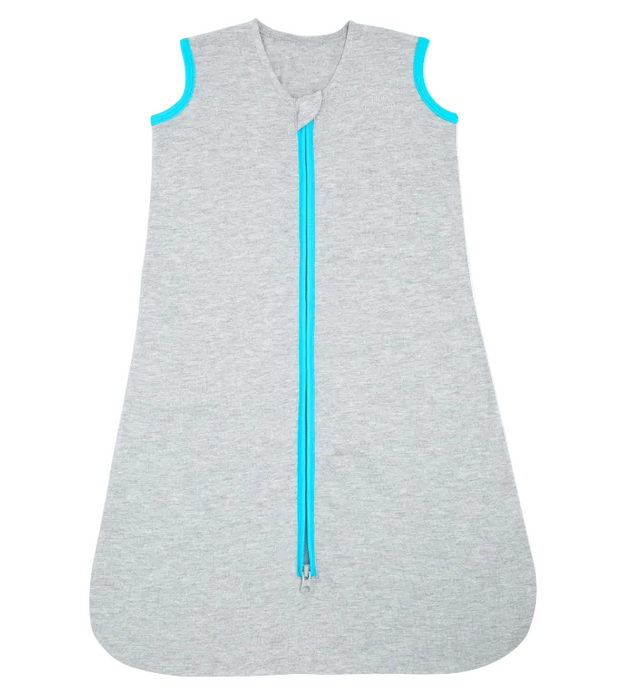 Halo Ideal Temp Wearable Blanket, Grey/Aqua, Large