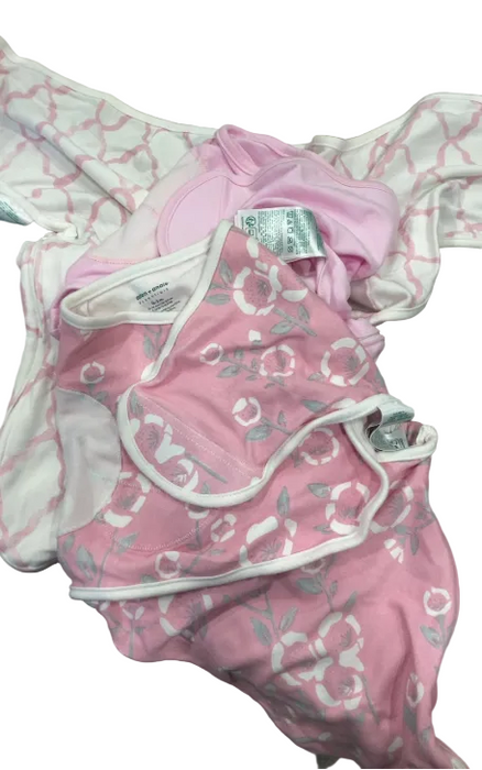 Aden + Anais Essentials Easy Wrap Swaddle, 3 Pack, Small (0-3 Months), Stencil