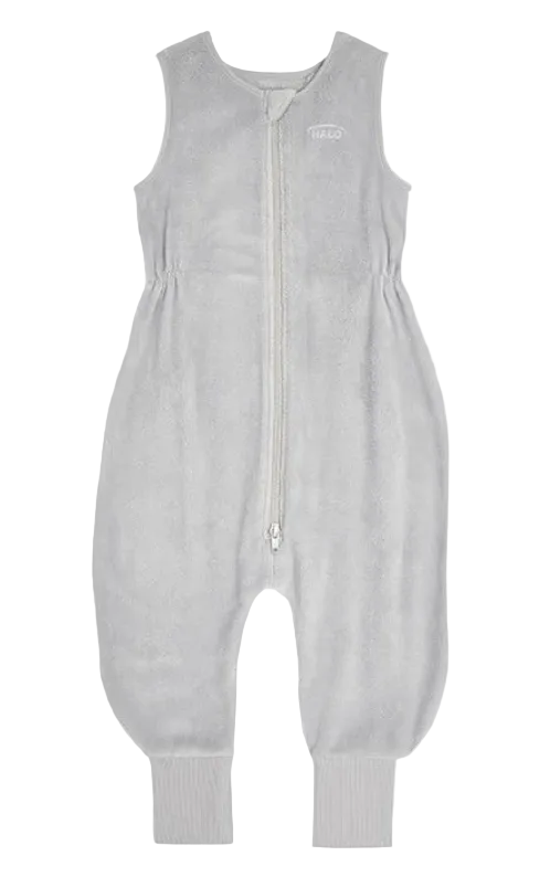 Shop Halo Toddler SleepSack Wearable Blanket, 2T, Fleece, Grey Polar, TOG 2.0 at GoodBuy Gear