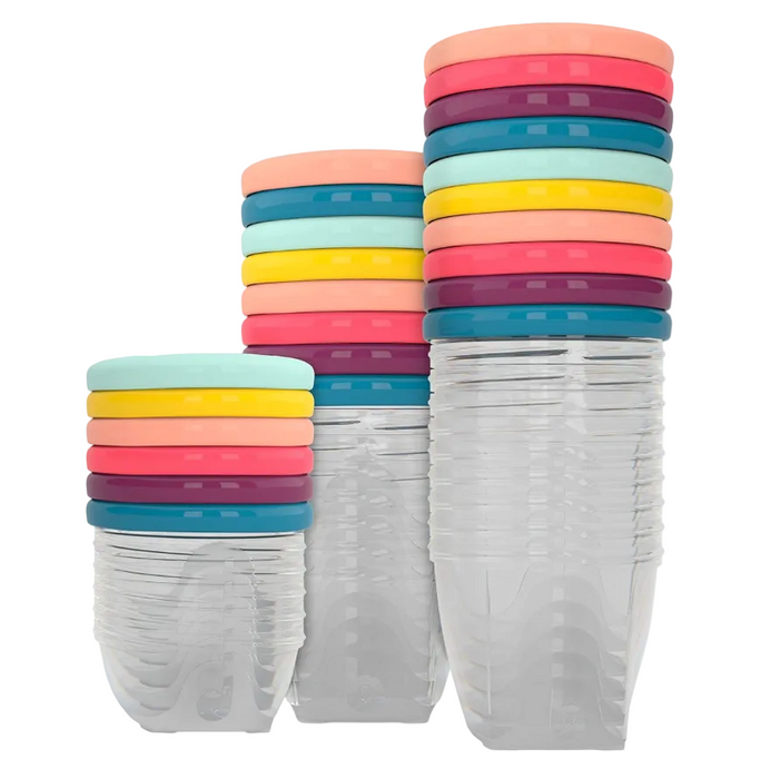 Shop Babymoov Babybols Food Storage, 24 Pack (4oz/6 Pack|6oz/6 Pack|8.45oz/12 Pack) at GoodBuy Gear