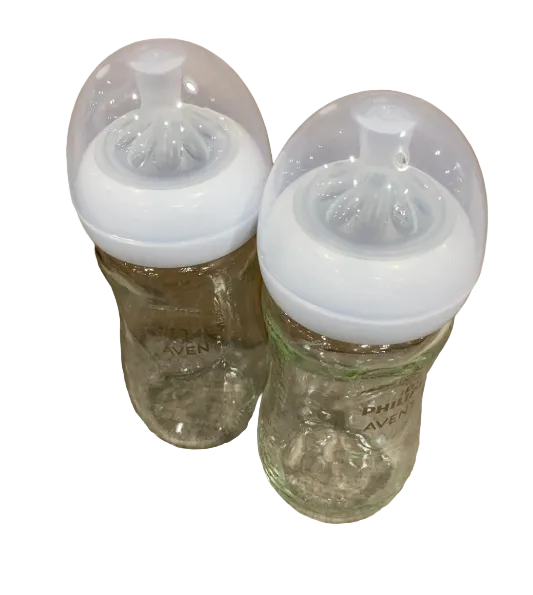 Shop Philips Avent Natural Glass Baby Bottles, 3 Pack, 8oz at GoodBuy Gear