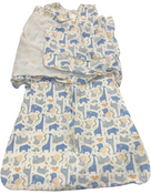 Shop Halo SleepSack Swaddle, Blue Safari Animals, Small at GoodBuy Gear
