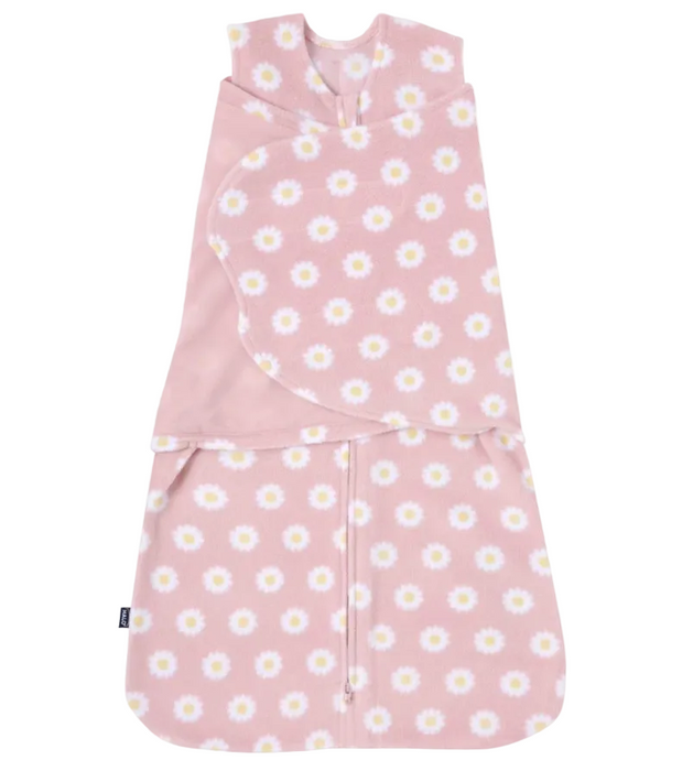 Halo Micro-Fleece Swaddle, Newborn, Daisy