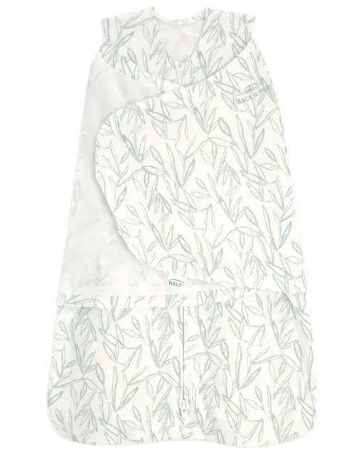 Shop Halo SleepSack Swaddle, Green Leaves, Newborn at GoodBuy Gear