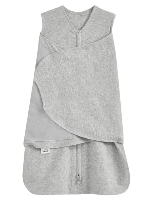 Halo SleepSack Swaddle, Small, Heather Gray