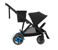 Shop Cybex e-Gazelle S Stroller, Black, Moon Black, 2024 at GoodBuy Gear