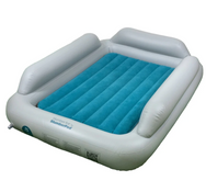 Shop SlumberPod SlumberTot Inflatable Toddler Bed, Gray/Teal at GoodBuy Gear
