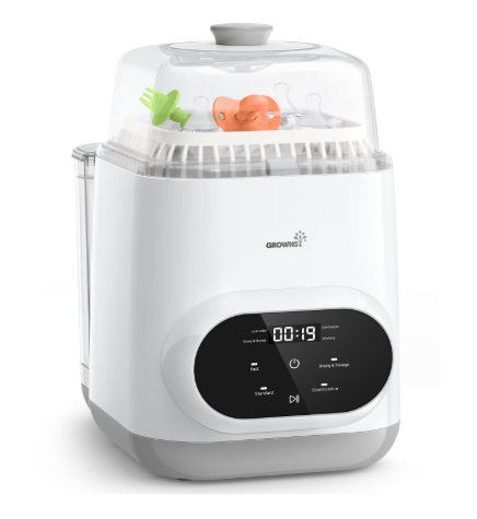 Grownsy EaseClean Bottle Washer, White