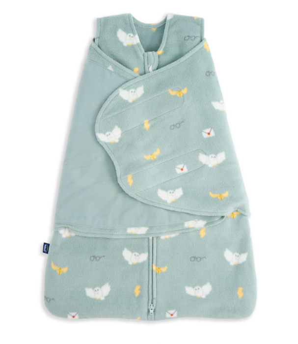 Halo Micro-Fleece Swaddle, Small, Harry Potter Hedwig