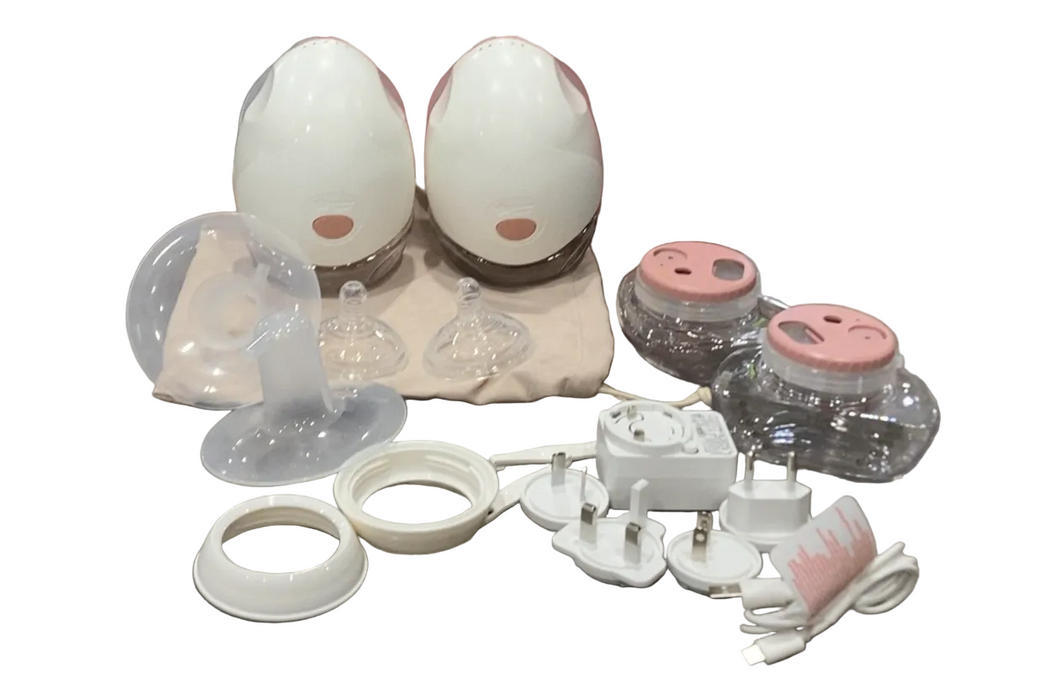 Tommee Tippee Made For Me Wearable Breast Pump, Double, White