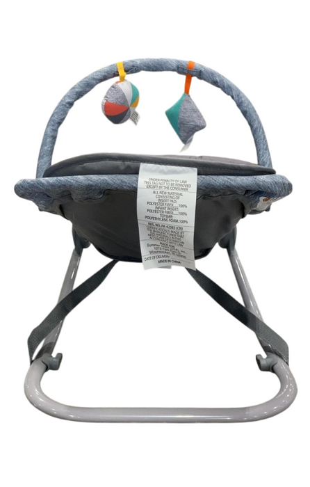 Summer Infant 2-in-1 Baby Bouncer And Rocker Duo, Light Gray Tweed