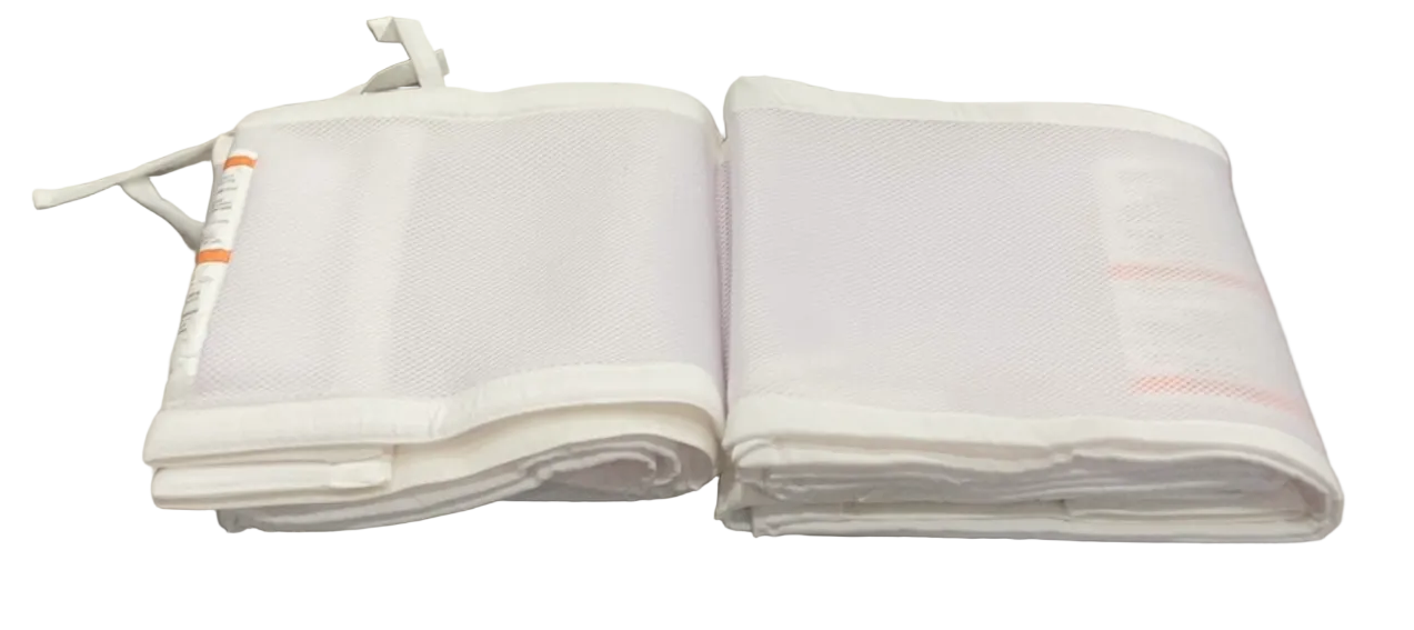 Shop Breathable Baby Mesh Crib Liner, Full Size/4 Sides, White at GoodBuy Gear