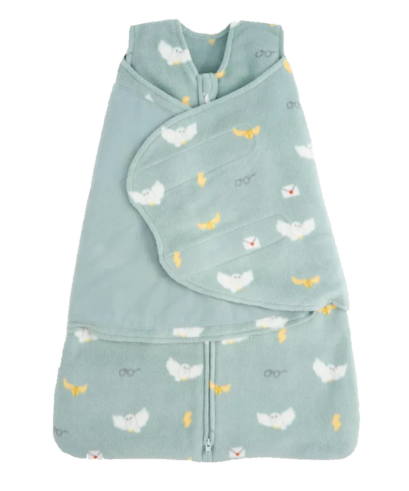 Halo Micro-Fleece Swaddle, Small, Harry Potter Hedwig