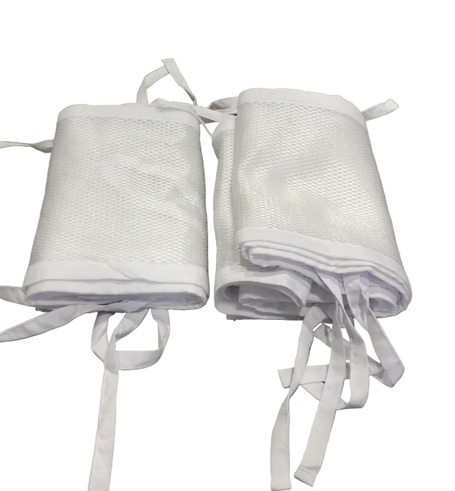 AirFlowBaby Crib Bumper, 9", White