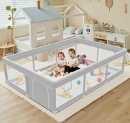 Shop Jaobeem Baby Playpen 74x50, Dark Grey at GoodBuy Gear