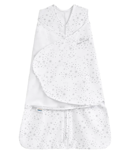 Shop Halo SleepSack Swaddle, Midnight Moons Gray, Small at GoodBuy Gear