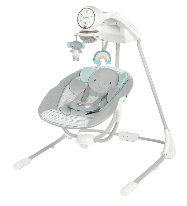 Ingenuity InLighten Soothing Swing, Van Elephant