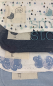 Shop Small Story 4 Pack Burp Cloths, Rain Clouds at GoodBuy Gear