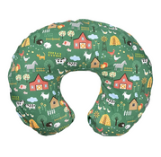 Shop Boppy Original Nursing and Infant Support Pillow Slipcover, Green Farm at GoodBuy Gear