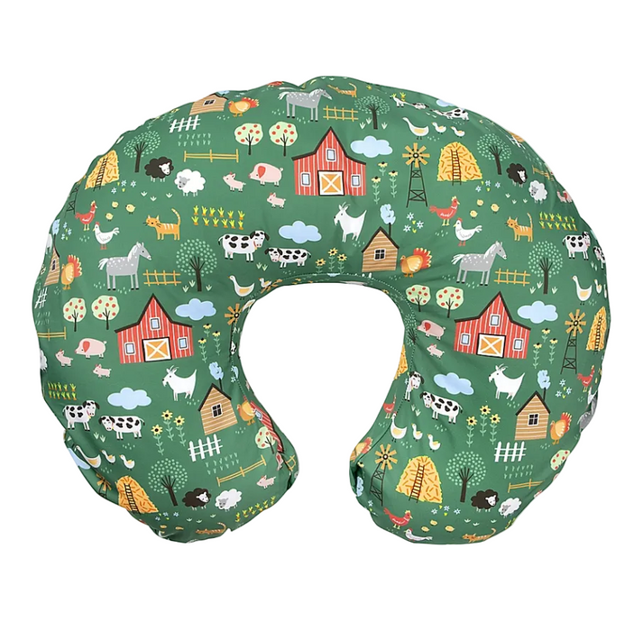 Shop Boppy Original Nursing and Infant Support Pillow Slipcover, Green Farm at GoodBuy Gear