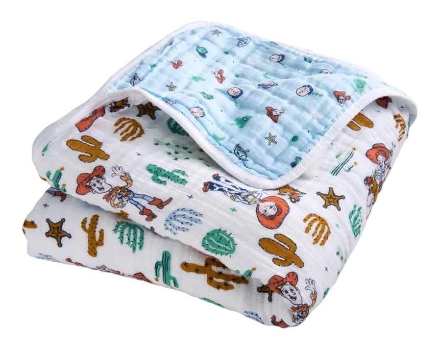 Shop Aden + Anais Essentials Classic Muslin Blanket, Toy story - Woody+Friends at GoodBuy Gear