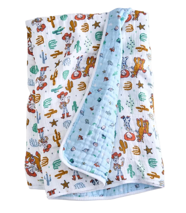 Shop Aden + Anais Essentials Classic Muslin Blanket, Toy story - Woody+Friends at GoodBuy Gear