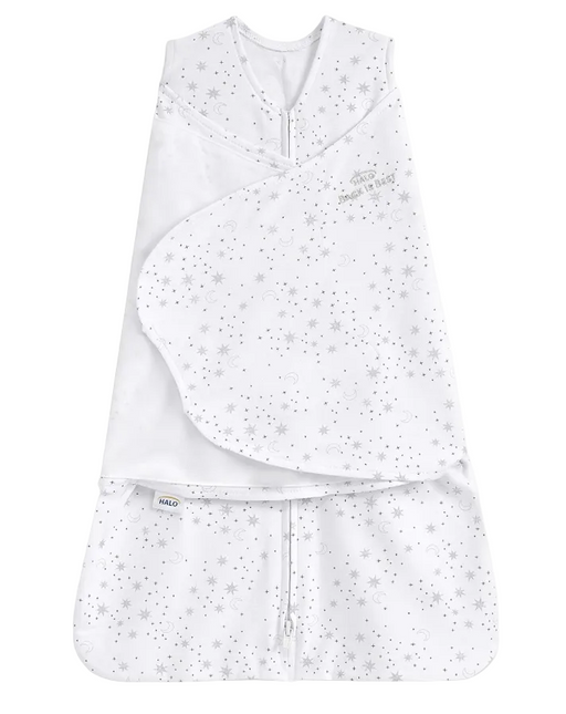 Shop Halo SleepSack Swaddle, Midnight Moons Gray, Preemie at GoodBuy Gear