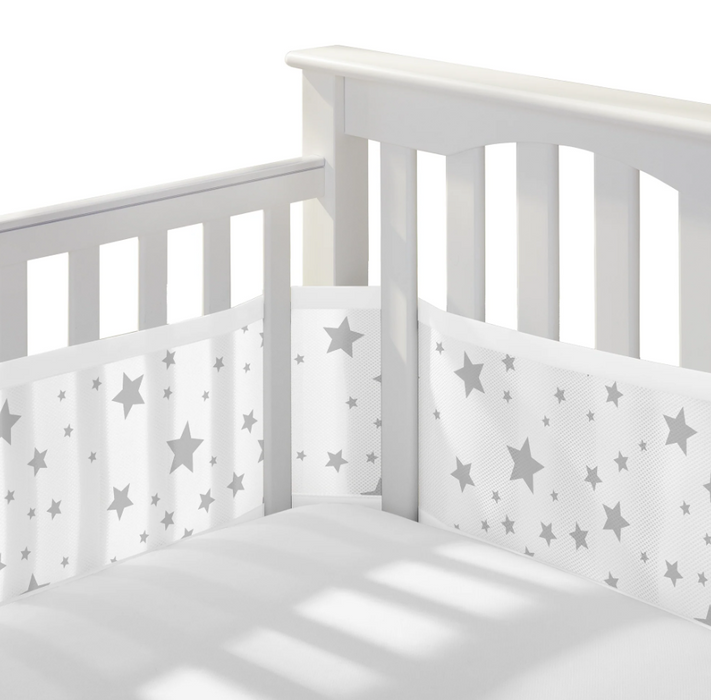Shop Breathable Baby Mesh Crib Liner, Starlight, Full Size/4 Sides at GoodBuy Gear