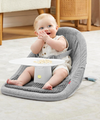 Shop Skip Hop Silver Lining Cloud Upright Floor Seat, Grey/White, With Tray at GoodBuy Gear
