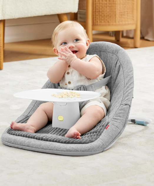 Shop Skip Hop Silver Lining Cloud Upright Floor Seat, Grey/White, With Tray at GoodBuy Gear