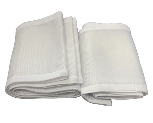 Shop Breathable Baby Mesh Crib Liner, Full Size/4 Sides, White at GoodBuy Gear