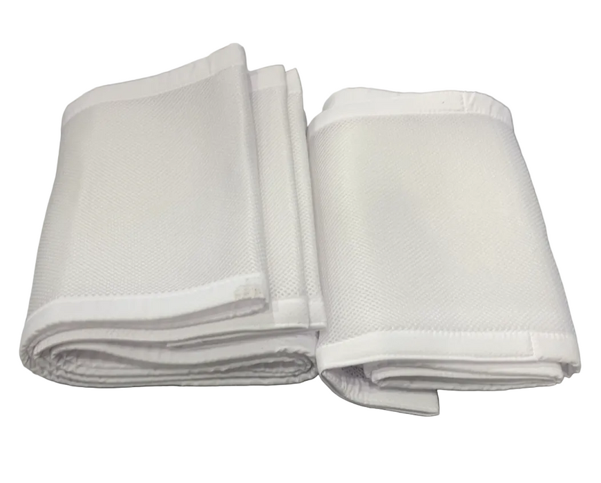 Shop Breathable Baby Mesh Crib Liner, Full Size/4 Sides, White at GoodBuy Gear