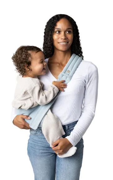 Shop Mabē The Monarch Toddler Sling, Dream Wash Denim at GoodBuy Gear