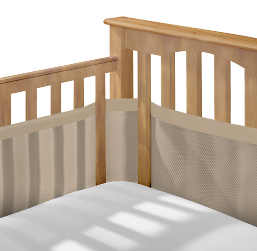 Shop Breathable Baby Mesh Crib Liner, Full Size/4 Sides, Sand Beach at GoodBuy Gear