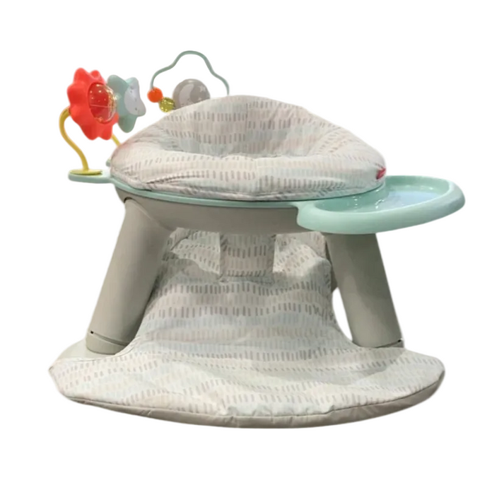Skip Hop 2-in-1 Sit-up Activity Baby Chair, Silver Lining Cloud
