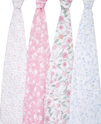 Shop Aden + Anais Cotton Muslin Swaddle, 4pk, Ma Fleur at GoodBuy Gear