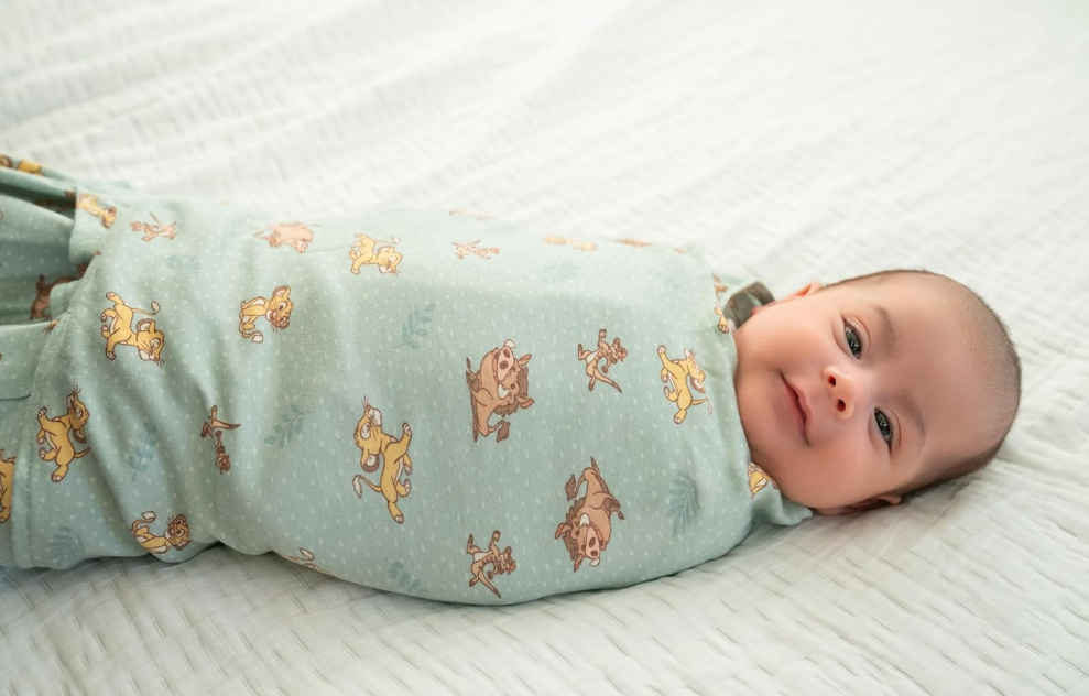 Halo SleepSack Swaddle, Newborn, Lion KIng Friends