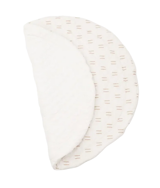 Shop Poppyseed Play Extra Padded Round Play Mat, Neutral Lines at GoodBuy Gear