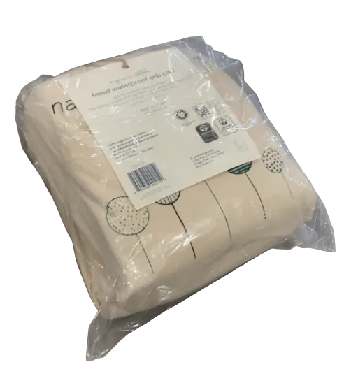 Shop Naturepedic Organic Cotton Waterproof Pad, Crib Fitted Rectangle at GoodBuy Gear