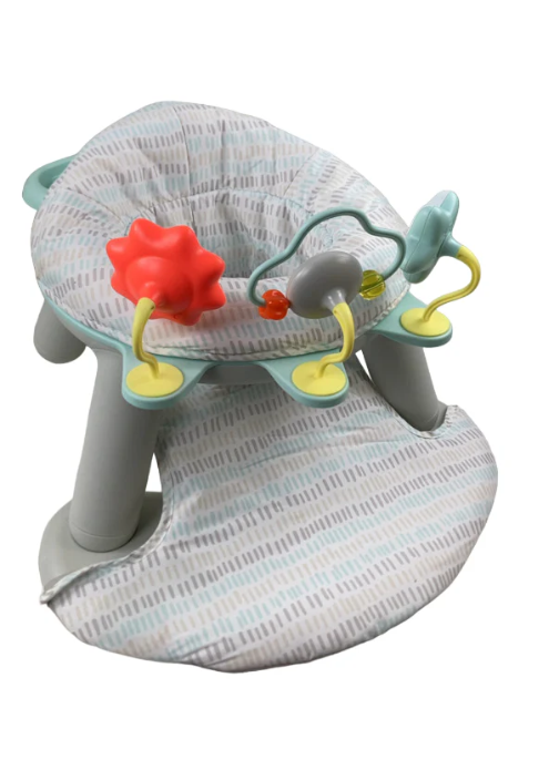 Skip Hop 2-in-1 Sit-up Activity Baby Chair, Silver Lining Cloud