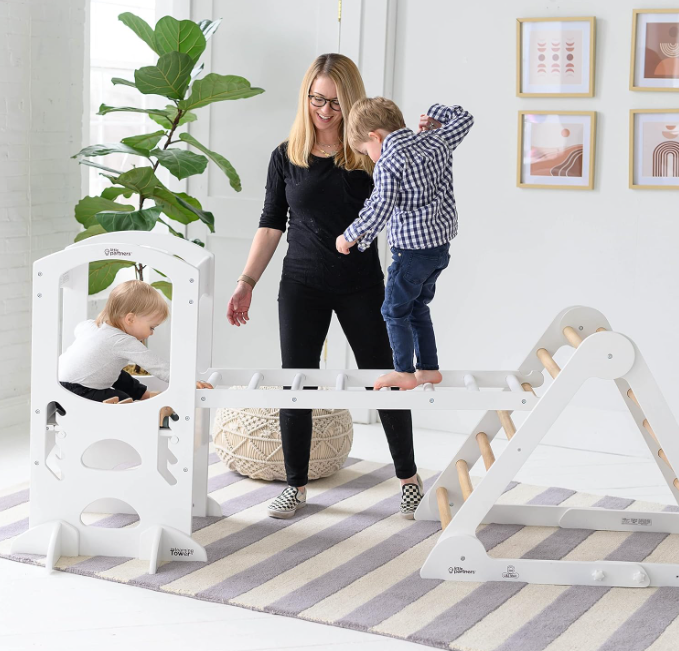 Little Partners Climbing Ladder, Soft White