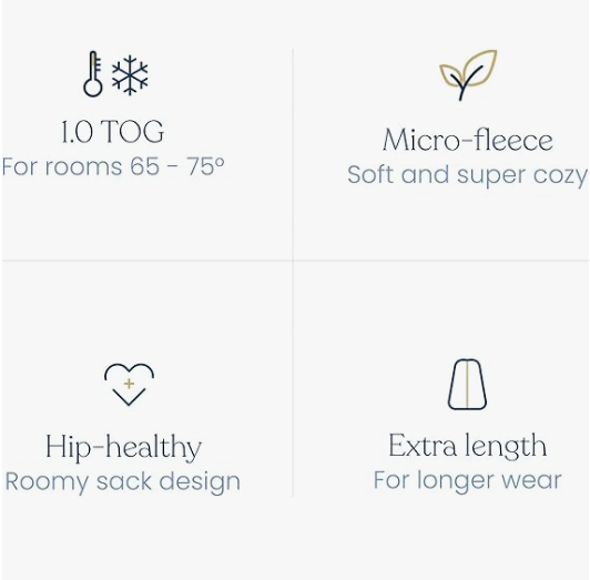 Halo Micro-Fleece SleepSack, Daisy, X-Large