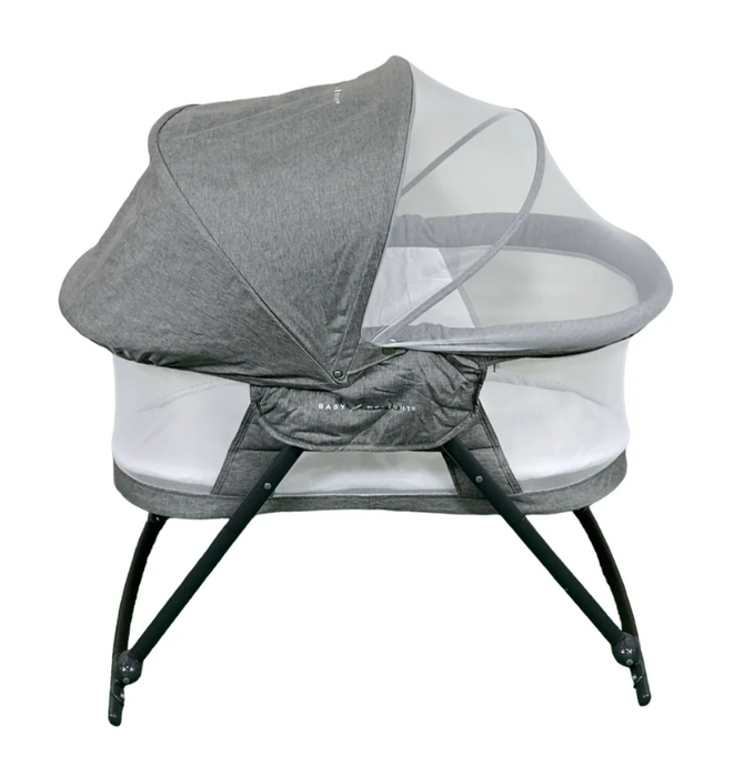Baby Delight Go With Me Slumber Deluxe Portable Rocking Bassinet, Charcoal Tweed