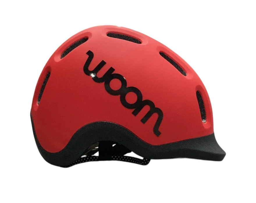 Woom Ready Kids Helmet, Small, Without Light, Woom Red