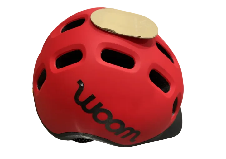 Woom Ready Kids Helmet, Small, Without Light, Woom Red