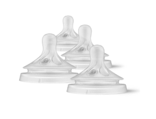 Shop Philips Avent Natural Baby Bottle Nipples, 4-Pack, Flow 3 at GoodBuy Gear