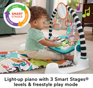 Shop Fisher Price Glow And Grow Kick And Play Piano Activity Mat, New Blue at GoodBuy Gear