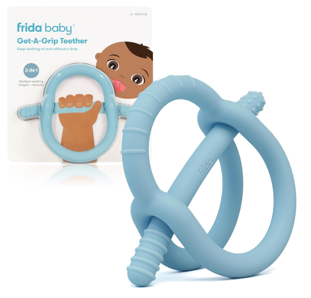 FridaBaby Get-A-Grip Teether, Blue