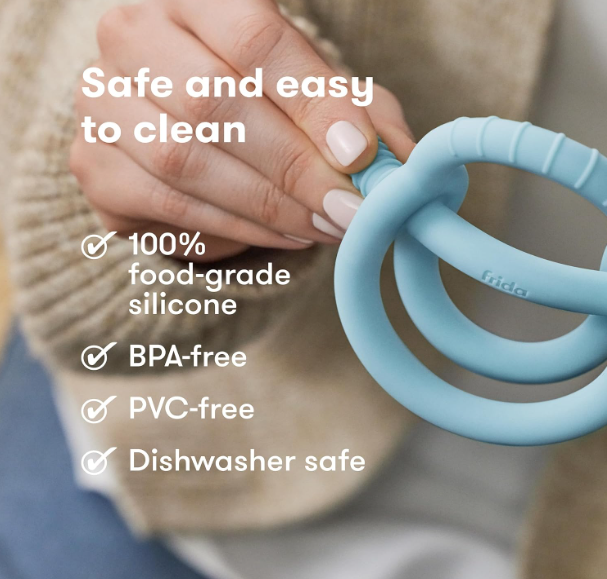 FridaBaby Get-A-Grip Teether, Blue