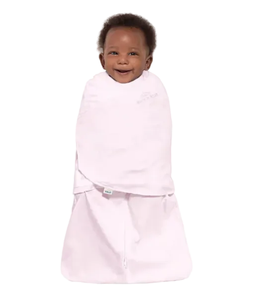 Halo SleepSack Swaddle, Newborn, Soft Pink